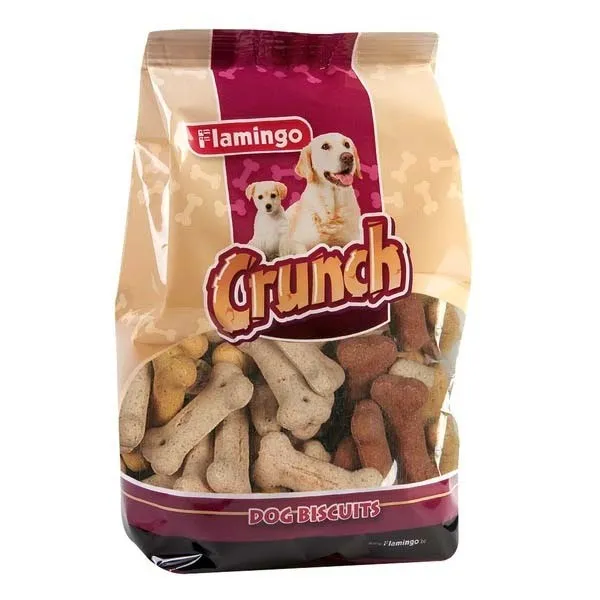 Flamingo Crunch - Вкусни бисквити/ награди за кучета, 500 гр./ 2 пакета