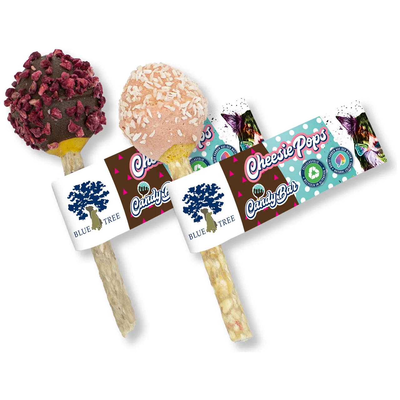 Blue Tree Cheesie Pops - Лакомство за кучета, вкусна близалка без захар, 1 брой