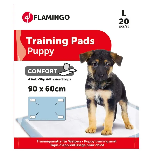 Flamingo Comfort Dog training pads Large - Памперс подложка за кучета, 90/60 см./20 броя