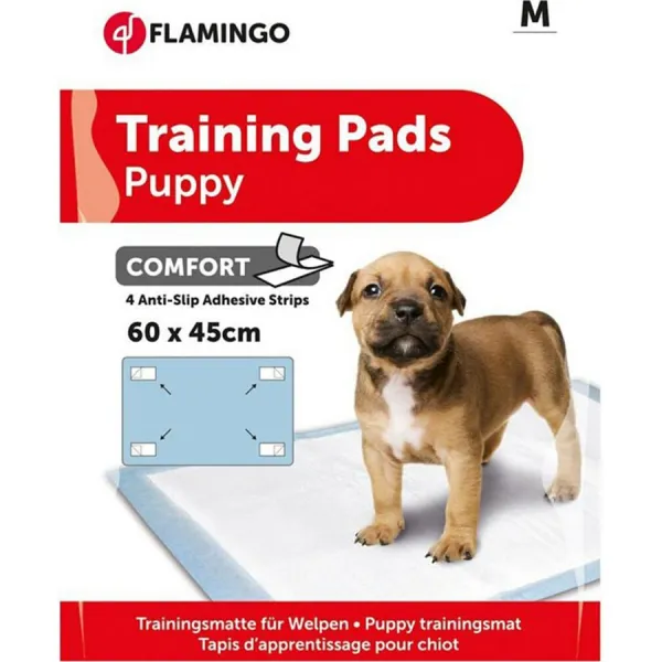 Flamingo Comfort Medium - Абсорбираща постелка памперс за обучение на кученца 20 броя/ 60x40см