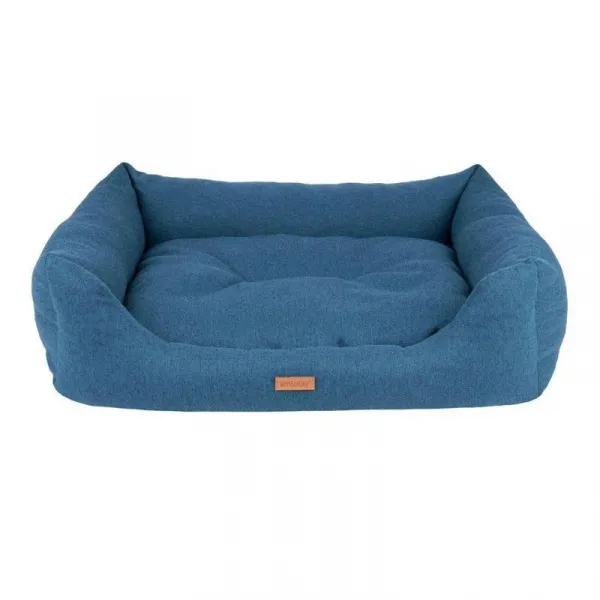 Amiplay Sofa Montana М - Елегантно легло за кучета и котки, 68x56x18 см. - синьо