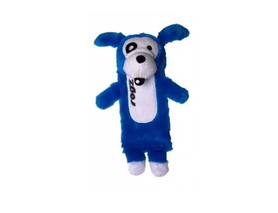 Rogz Thinz Small Blue - Забавна плюшена кучешка играчка, 20 см. - синя