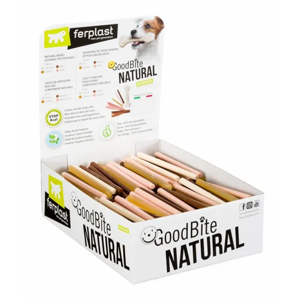 Ferplast Refill Goodbite Sticks - Лакомство/ награди за кучета с различни вкусове, 192 броя в кутия 1