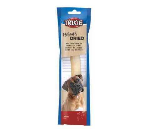 Trixie Buffalo Tail - Лакомство за кучета , изсушена биволска опашка, 30 см./ 3 пакета