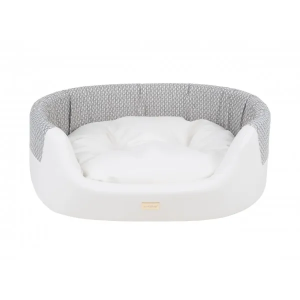 Amiplay Morgan Small - Модерно легло за кучета и котки, 54 x 45 x 16 см. - бяло 3