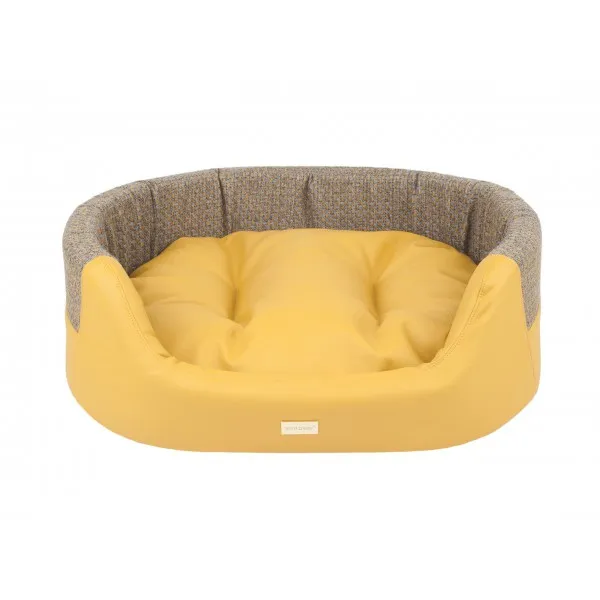 Amiplay Morgan Small - Модерно легло за кучета и котки, 54 x 45 x 16 см. - жълто