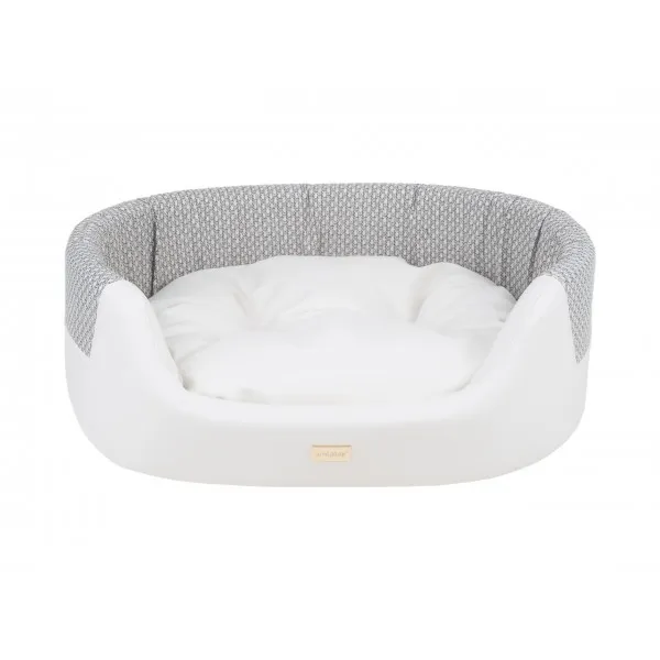 Amiplay Morgan Medium - Модерно легло за кучета и котки, 64 x 55 x 19 см. - бяло