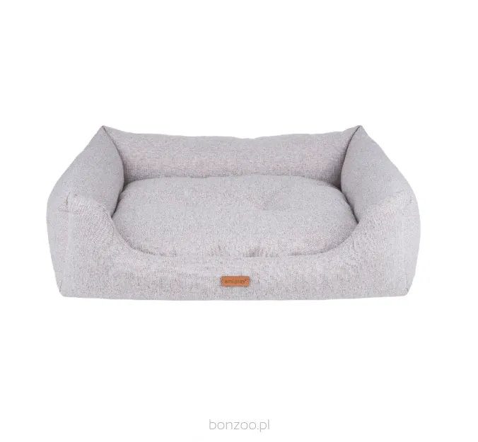 Amiplay Bed Sofa Medium - Комфортно легло/ диван за кучета и котки, 68/56/18 см. - бежово