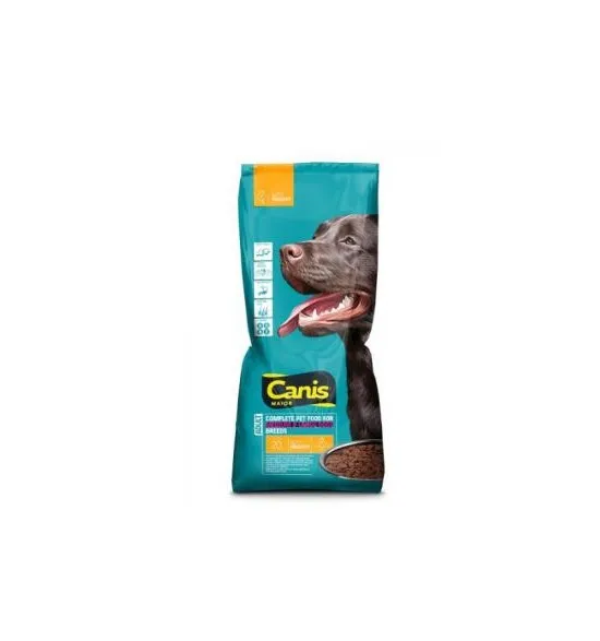 Canis Major Adult - Пълноценна суха храна за израснали кучета от средни и големи породи с пилешко месо, 10 кг