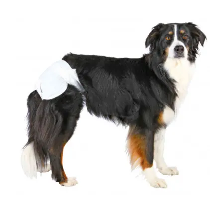 Trixie Diapers for Female Dogs S-M - Памперси / пелени за женски кучета, регулируеми, 28-40 см - 12 броя 2