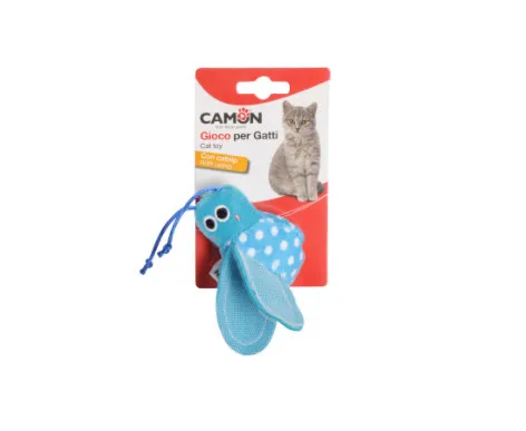 Camon Coloured insect with catnip - Забавна играчка за котки във форма на насекомо с коча билка, 8 см./ два цвята/ 1 брой 1