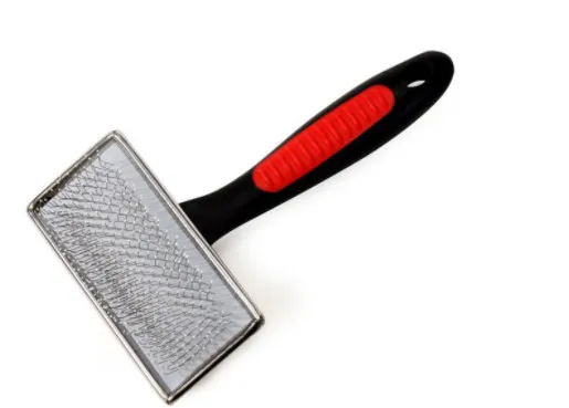Camon Slicker brushes with steel pins XL  - Четка за финно разресване на кучета, 11/7 см.
