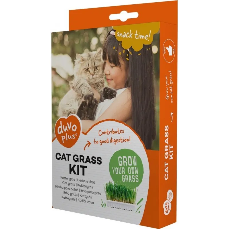 Duvo Cat grass kit - Комплект за отглеждане на здрава котешка трева, 70 гр. 1