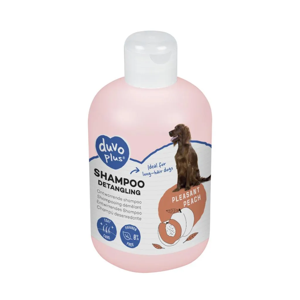 Duvo Disentangling dog shampoo with peach - Кучешки шампоан за лесно разплитане на козина с аромат на праскова, 250 мл.
