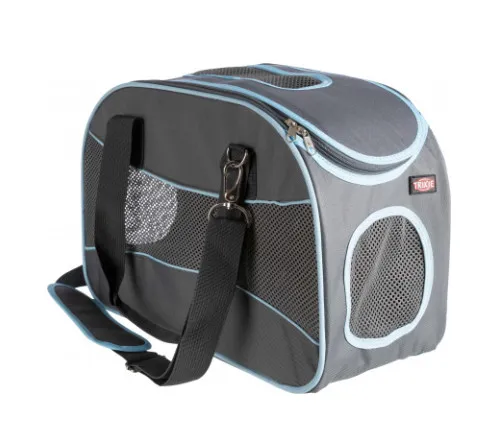 Trixie Alison Carrier - Модерна чанта за кучета и други домашни любимци, 20/29/43 см. - сиво синя 1