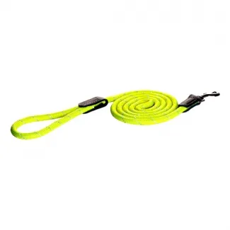 Rogz Rope Long Fixed Lead Large - Модерен здрав повод за кучета - въже, 12мм/ 180 см. - жълт