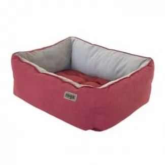 Rogz Cosmo 3D Pod Small Red - Модерно меко легло за кучета и котки, 52/38/19 см. - червено