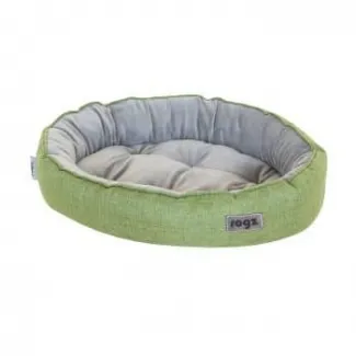 Rogz Cuddle Oval Pod Small Green - Модерно овално легло за кучета и котки, 48/35/8 см. - зелено