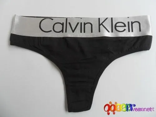 Woman's Thong Steel by Calvin Klein 2
