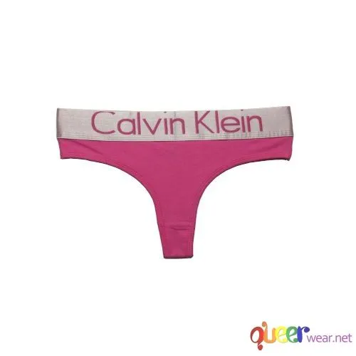 Woman's Thong Steel by Calvin Klein 4