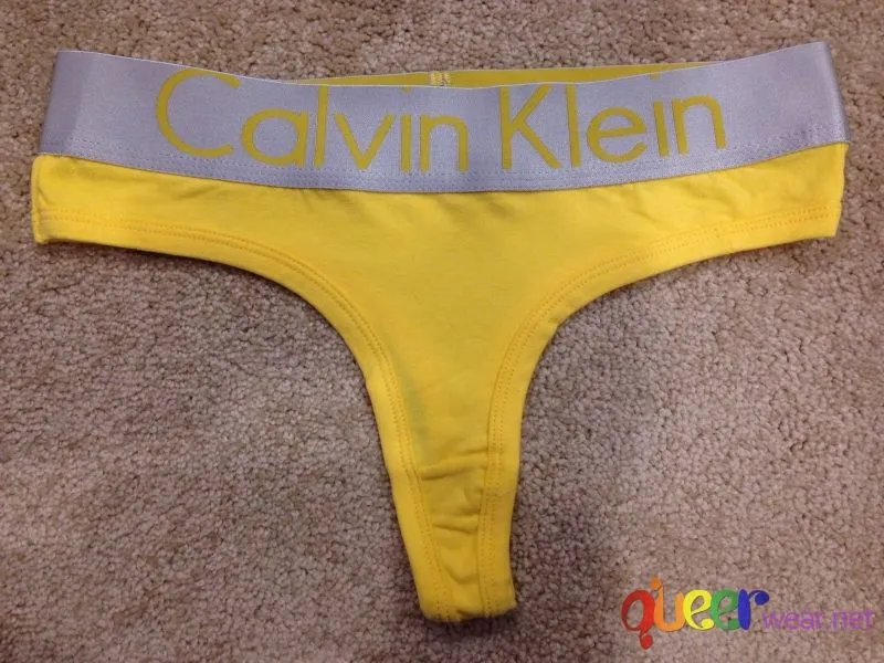 Woman's Thong Steel by Calvin Klein 5