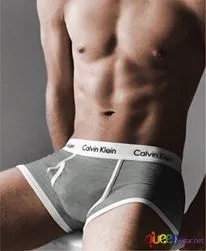Calvin Klein черни боксерки с бял кант (L)