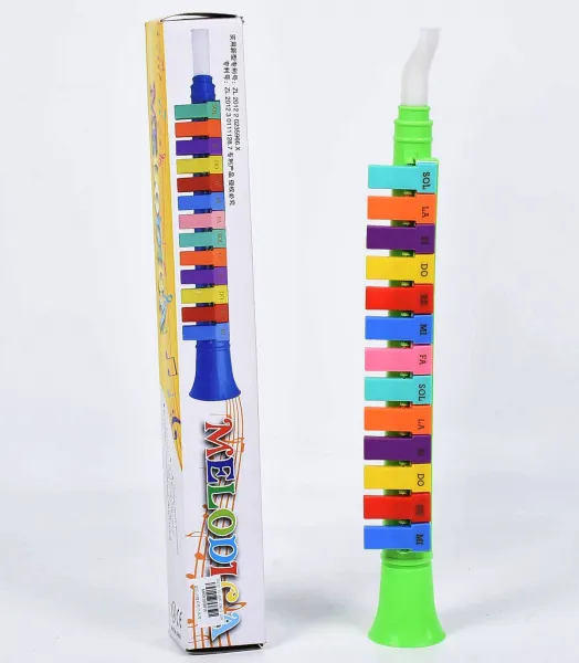 Флейта с разноцветни клавиши