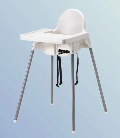Столче за хранене с табличка и предпазен колан, 90х56х62см 2