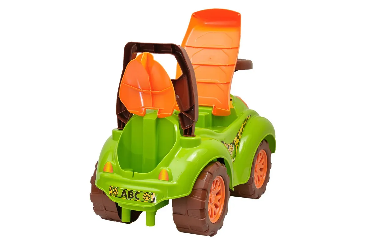  Кола за прохождане с Очички, отварящи се капак и седалка, до 20кг, зелена, 65×44×31см, TECHNOK, Украинска 4