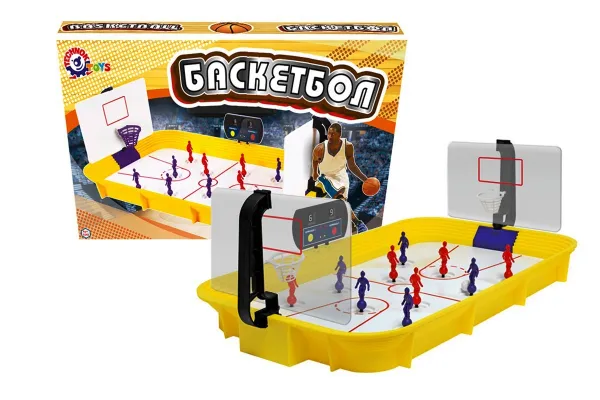 Настолна игра баскетбол с пружинки, 52х31х7.5см, TECHNOK, Украинска 1