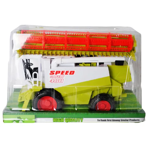 Комбайн с хедер - Реалистична детска селскостопанска машина, инерционна комбайна 2