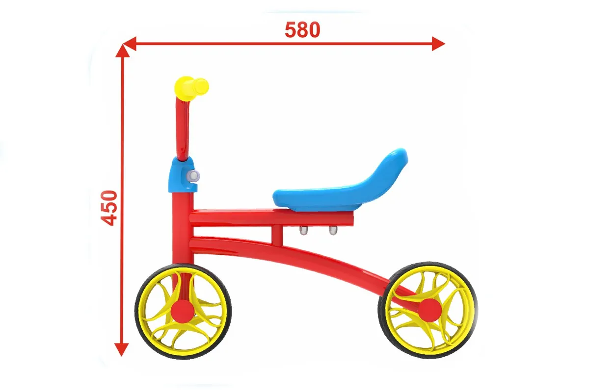 Метално балансиращо колело, велосипед за баланс, 58х45х42см, TECHNOK, Украйна 2
