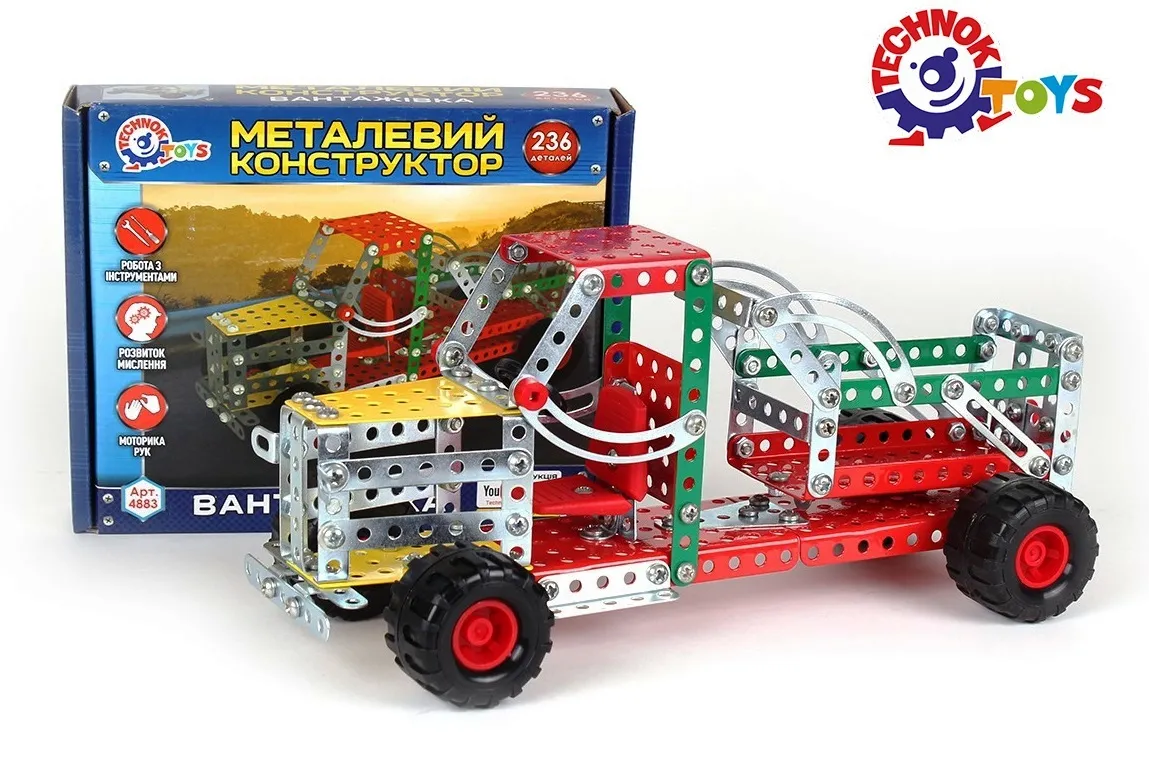 Метален конструктор камион с 236 части TECHNOK, Украйна 1