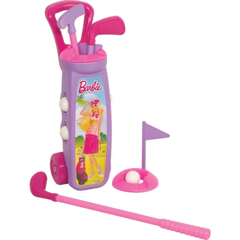 Количка за голф с три стика, топки и аксесоари, Барби, Barbie, DEDE  2