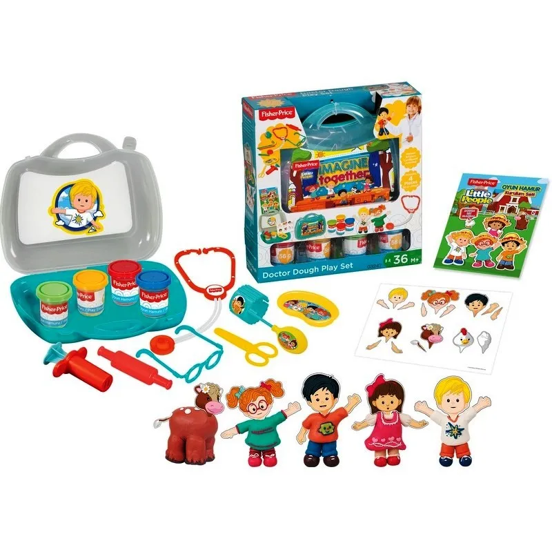 Докторско куфарче с пластелин и аксесоари Fisher Price Dede