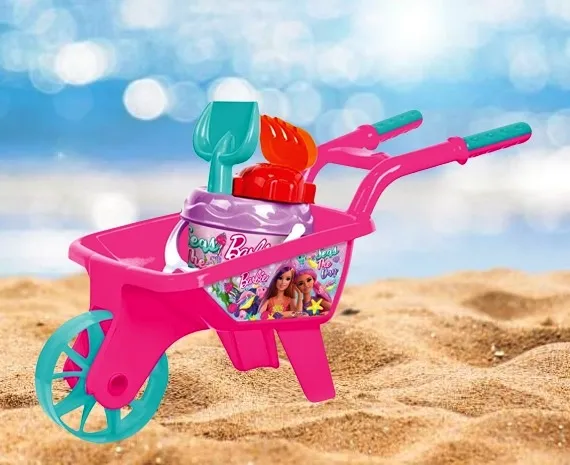 Комплект за пясък с количка, Барби, Barbie, DEDE 1