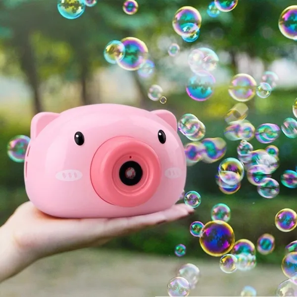 Камера за сапунени балони със ЗВУК и СВЕТЛИНИ, Bubble camera, 4 модела 1