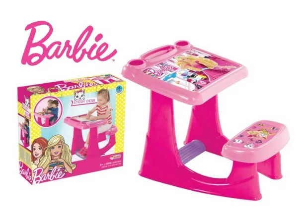 Детски чин-бюро със седалка 2в1, 70х55х56см, Barbie, Барби, DEDE 1