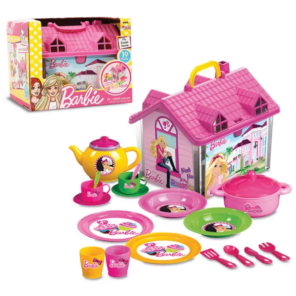 Къща за кукли - Чаен комплект 2в1 Barbie, Барби, DEDE 1