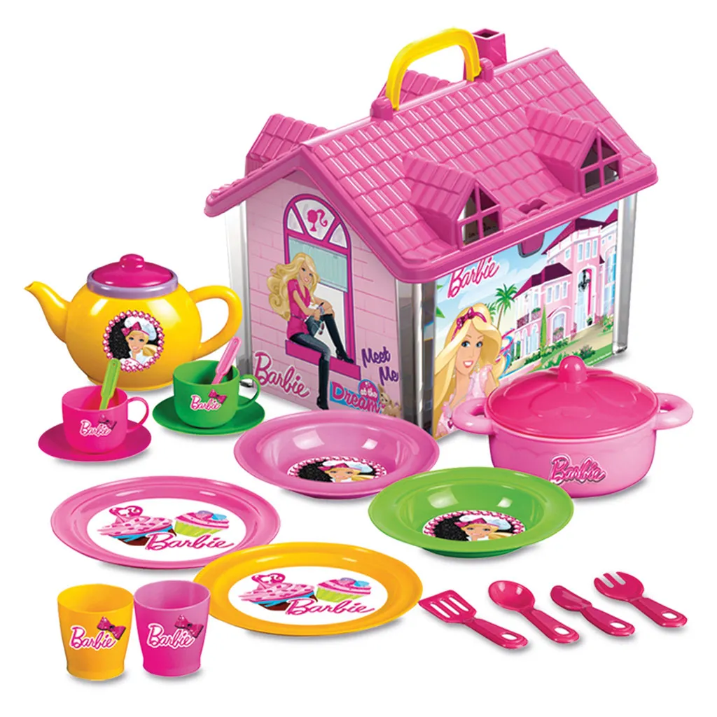 Къща за кукли - Чаен комплект 2в1 Barbie, Барби, DEDE 2