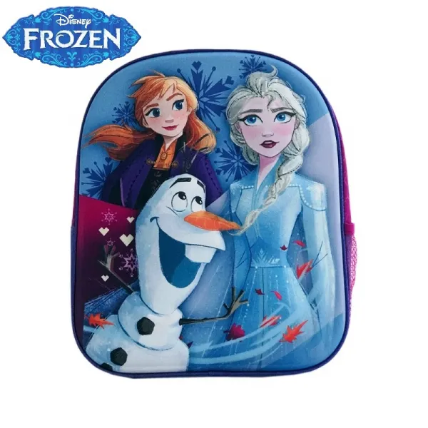 3D раница за детска градина Замръзналото кралство Анна, Елза и Олъф, FROZEN Anna, Elsa, Olaf 1