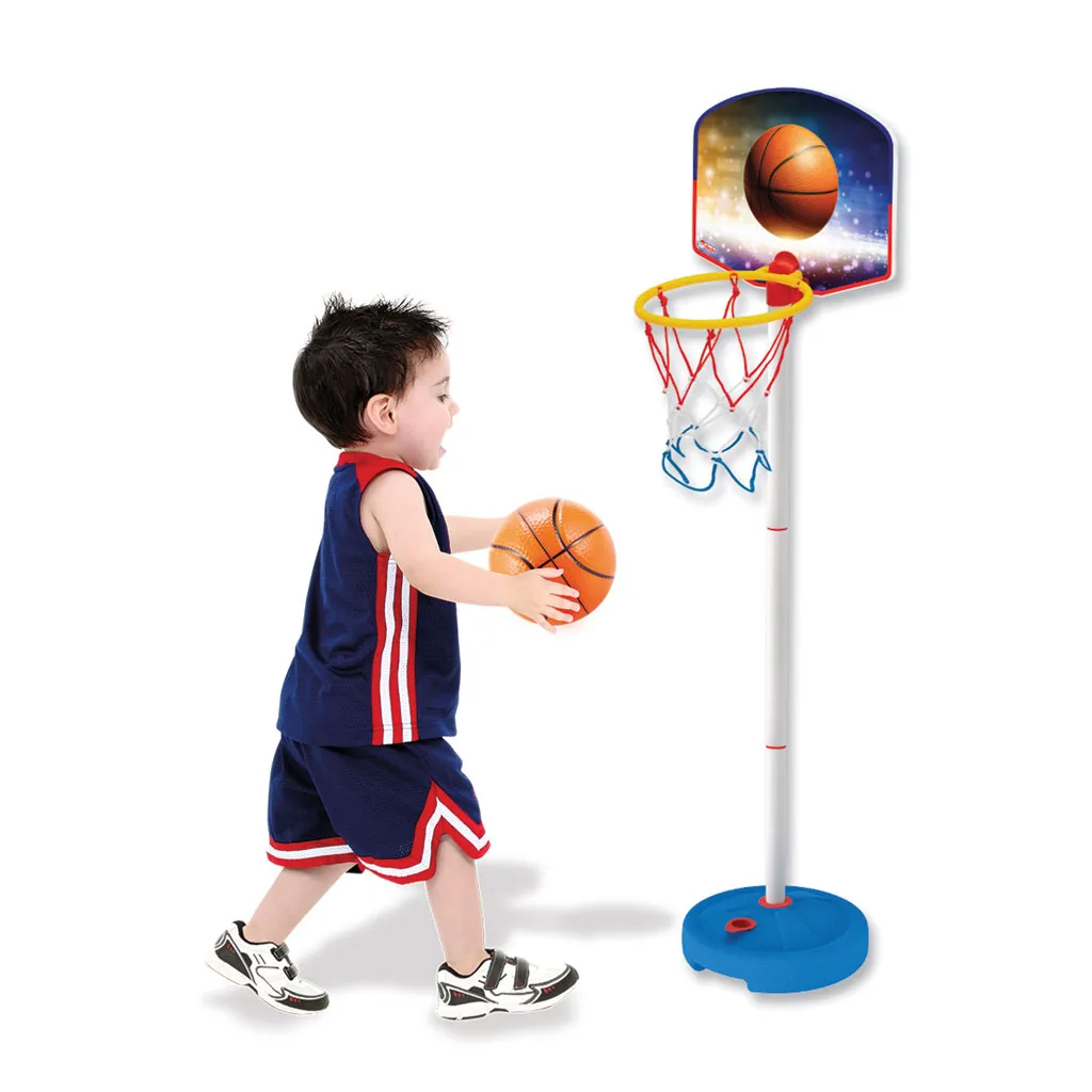 Баскетболен кош на стойка с регулируема височина 93-126см, с топка, DEDE 5