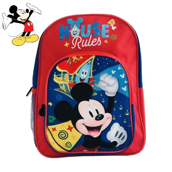 Раница за детска градина с голям и малък джоб, Мики Маус, Mickey Mouse 1