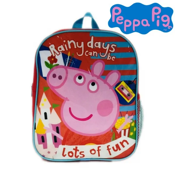 Раница за детска градина с 1 голямо отделение Пепа Пиг, Peppa Pig Rainy Days can be lots of fun 1