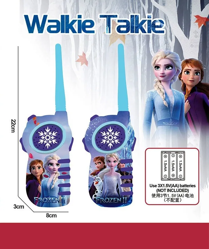 Уоки Токи с принцеси от ледено царство Walkie Talkie комплект 2 броя детски радиостанции 2