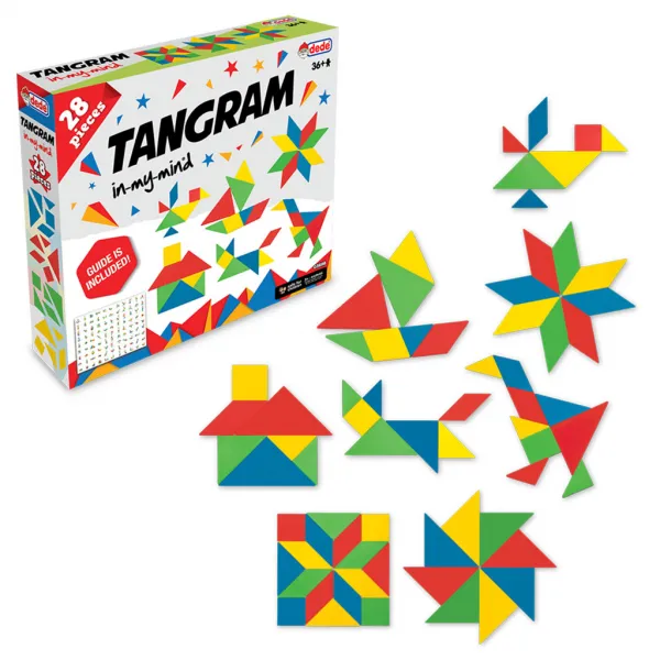 Конструктор Tangram, 28 части, DEDE 1