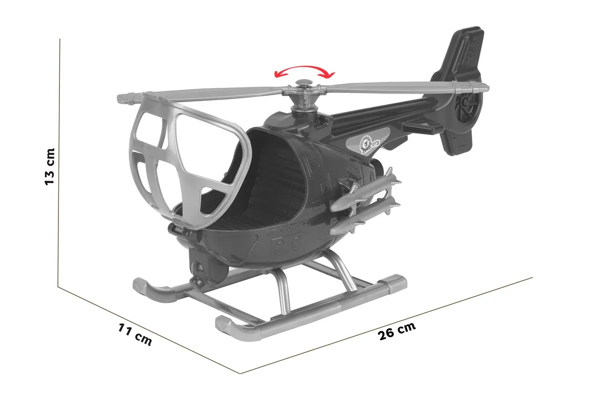 Пожарникарски хеликоптер с въртящи перки и отваряща кабина TECHNOK, Украйна 2