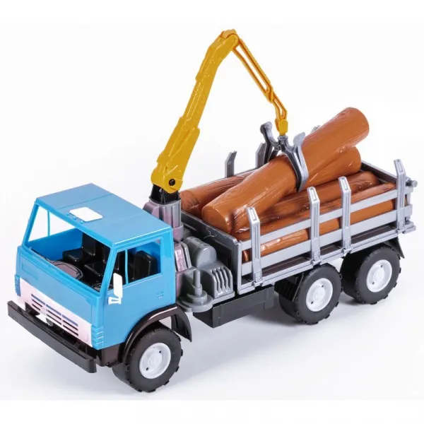 Камион за дървени трупи с кран KAMAZ, Камаз 48x20x25см, ORION, Украйна 1