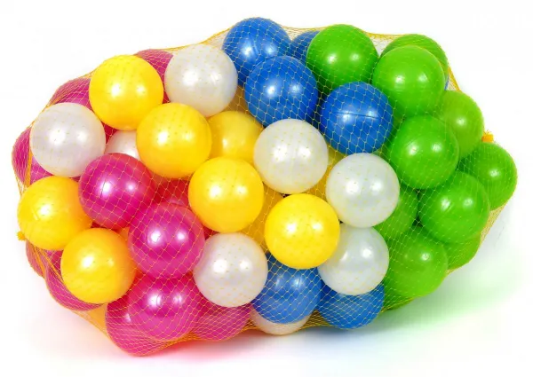 Комплект 96 бр. меки топки перлени цветове, ORION, Украйна