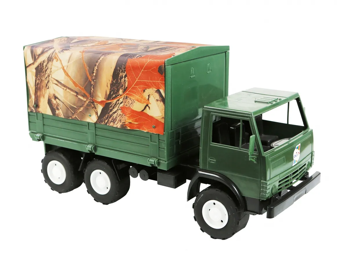 ГОЛЯМ военен камион KAMAZ с брезент, КАМАЗ, 45х19х26см, ORION, Украйна 1